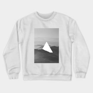 Shape with the world - Triangle: Shape is representing something that you define it for something about it Crewneck Sweatshirt